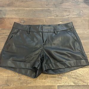 Size 31 Faux leather Dear John shorts